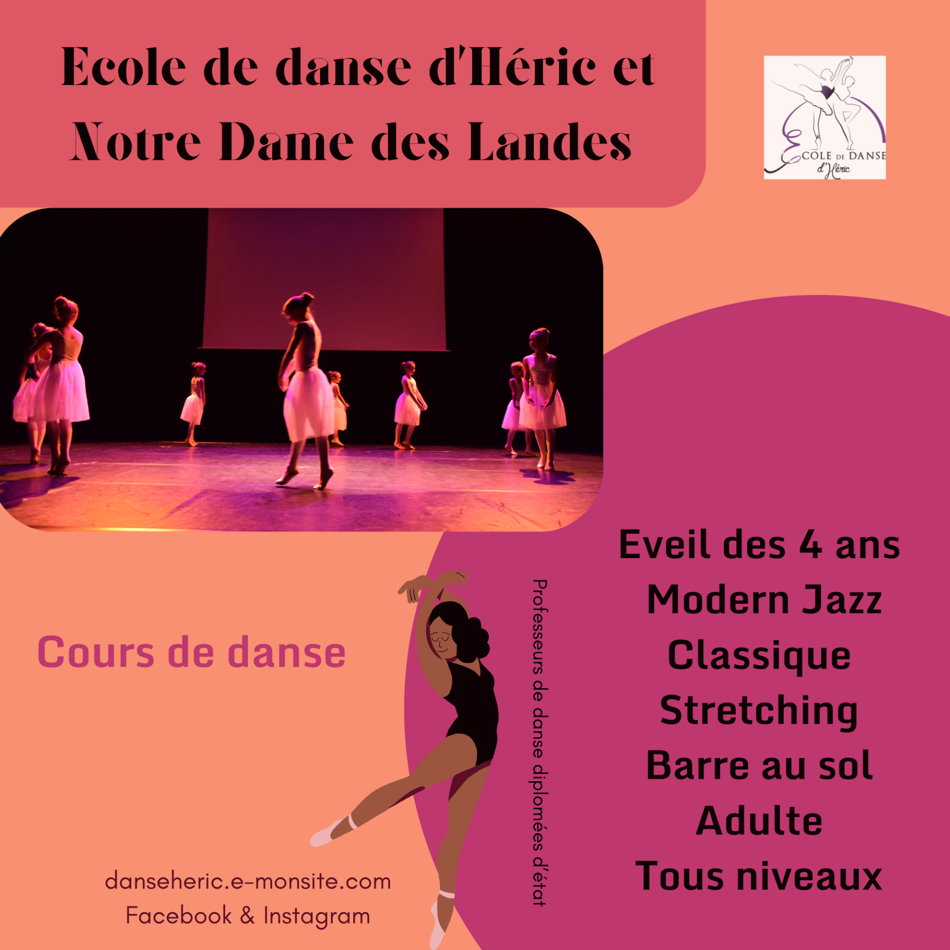 Ecole de danse d he ric et notre dame des landes